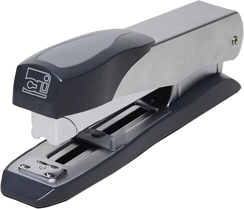Charles Leonard Executive Metal Stapler, Rotates to Open, High Capacity Up To 50 Sheets, Uses Standard or 5/16 Inch Staples, Gray (82415) in Saudi Arabia