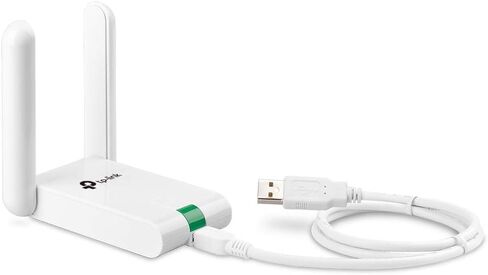 TP-Link USB Wifi Dongle 300Mbps High Gain Wireless Network Adapter for PC Desktop and Laptops. Supports Win10/8.1/8/7/XP, Linux 2.6.24 - 4.9.60, Mac OS 10.9 - 10.15 (TL-WN822N) in Saudi Arabia