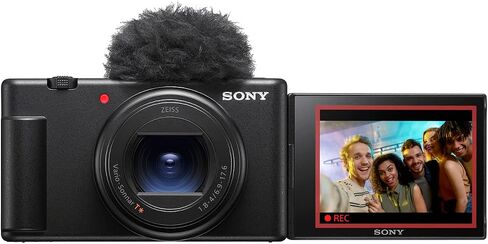 Sony ZV-1 II Vlog Camera for Content Creators and Vloggers (Black) (Renewed) in Saudi Arabia