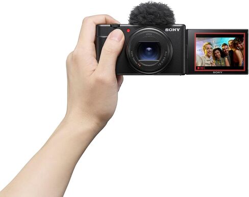 Sony ZV-1 II Vlog Camera for Content Creators and Vloggers (Black) (Renewed) in Saudi Arabia