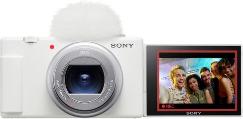 Sony ZV-1 II Vlog Camera for Content Creators and Vloggers (Black) (Renewed) in Saudi Arabia