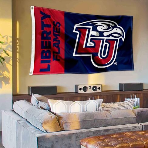 Liberty Flames Flag Large 3x5 in Saudi Arabia