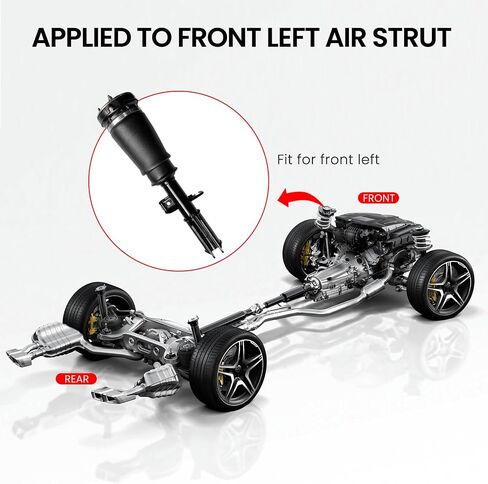 VIGOR Front Right Air Shocks Absorber Compatible with 1998-2007 BMW X5 E53 Car Air Strut, OEM Replace Number 37116757502, 37116761444 in Saudi Arabia