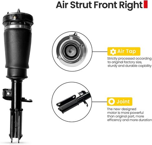 VIGOR Front Right Air Shocks Absorber Compatible with 1998-2007 BMW X5 E53 Car Air Strut, OEM Replace Number 37116757502, 37116761444 in Saudi Arabia