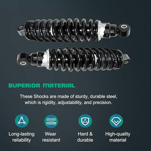 ممتص الصدمات الأمامي مناسب لجون ديري جاتور XUV625i، XUV825i، XUV855D، XUV825M، XUV825E، XUV855M، XUV855E. يستبدل # AM142426 (2 قطعة) in Kuwait