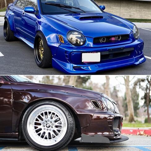 ل 2002 2003 سوبارو امبريزا WRX RS TS استبدال المصد الأمامي إشارة الجانب ماركر أضواء النهار الجري 2 في 1 Led مصباح عدسة المدخن in Kuwait