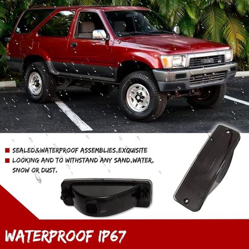 ل 1989 1990 1991 1992 1993 1994 1995 تويوتا بيك اب 2/4WD، 1990 1991 4 عداء المصد الأمامي بدوره إشارة الإسكان الجمعية زوج مجموعة سائق والركاب الجانب TO2520105 TO2521107 in Kuwait