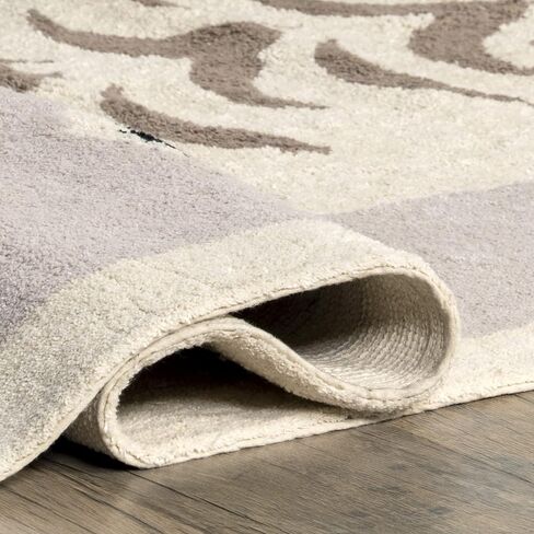 سجادة منطقة الأطفال nuLOOM Naima Tiger قابلة للغسل في الغسالة، مقاس 4x6، عاجي in Saudi Arabia