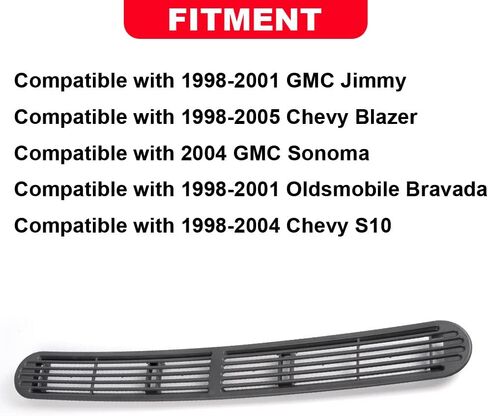 CHEDA Dash Board Grille Speaker Cover Compatible with 1998 1999 2000 2001 2002 2003 2004 2005 S10/S15/Blazer/Jimmy in Saudi Arabia