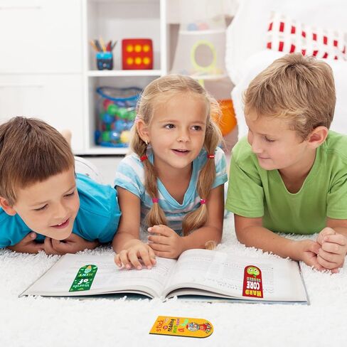 48 Pack Scented Bookmarks Magnetic Scratch and Sniff Bookmarks Fruit Food Bookmarks for Kids Cute Bookmarks with Sayings Christmas Bookmarks for Kids Students Teens Teachers (Food Flavor) in Kuwait