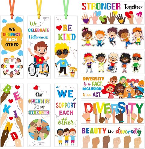 120 قطعة من الإشارات المرجعية للعودة إلى المدرسة للأطفال، مجموعة إشارات مرجعية للتنوع السائب، إشارات مرجعية تحفيزية مزدوجة الجوانب للمعلمين والطلاب في اليوم الأول من المدرسة، هدايا مكافأة عيد الميلاد في الفصل الدراسي in Kuwait