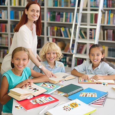 120 قطعة من الإشارات المرجعية للعودة إلى المدرسة للأطفال، مجموعة إشارات مرجعية للتنوع السائب، إشارات مرجعية تحفيزية مزدوجة الجوانب للمعلمين والطلاب في اليوم الأول من المدرسة، هدايا مكافأة عيد الميلاد في الفصل الدراسي in Kuwait