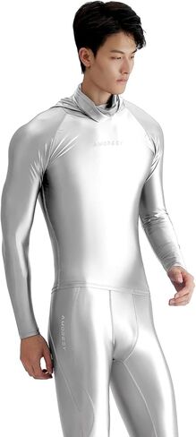 Hyperion Series Multifunctional hat high Neck Sunscreen Long Sleeve Running T-Shirt Shiny and Breathable in Kuwait