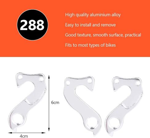 VGEBY الخلفية والعتاد الميكانيكية Derailleur شماعات سبائك الألومنيوم Derailleur شماعات الذيل هوك التسرب محول للدراجة الجبلية (#288) Derailleur شماعات الخلفية Derailleur شماعات Derailleur شماعات in Saudi Arabia