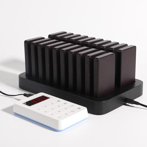 نظام بيجر للمطاعم 20 صفيرًا، نظام بيجر لاسلكي للعملاء لمطعم الطعام، شاحنة الطعام، الكنيسة، الحضانة، العيادة، المقهى in Kuwait