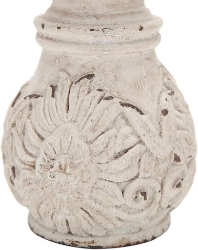 مجموعة حوامل شموع مستدقة من NIKKY HOME مكونة من 3 قطع، حامل شموع عتيقة شمعدان من الراتنج المزخرف لحفلات الزفاف ومدفأة غرفة الطعام وديكور قطع مركزية in Kuwait