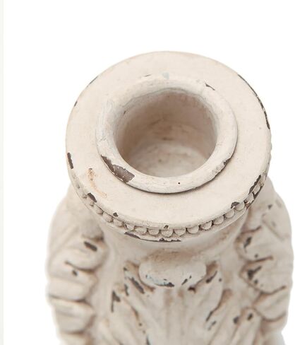 مجموعة حوامل شموع مستدقة من NIKKY HOME مكونة من 3 قطع، حامل شموع عتيقة شمعدان من الراتنج المزخرف لحفلات الزفاف ومدفأة غرفة الطعام وديكور قطع مركزية in Kuwait