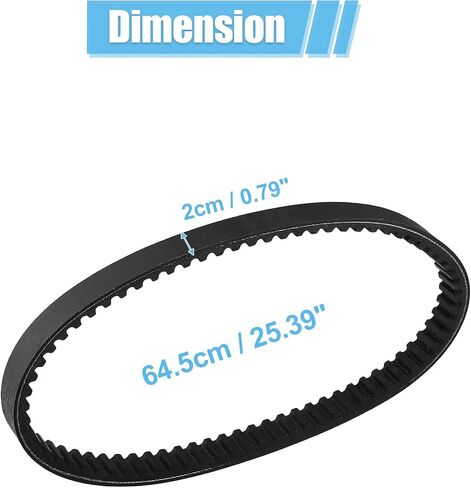 X AUTOHAUX 1 Pcs ATV Front Rubber Transmission Drive Belt Replace GT37419 AUC137 in Saudi Arabia