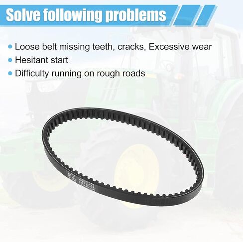 X AUTOHAUX 1 Pcs ATV Front Rubber Transmission Drive Belt Replace GT37419 AUC137 in Saudi Arabia