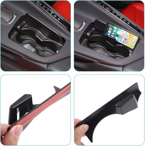 Center Console Storage Box Expand Your Storage with a Cup Holder Bracket for Corvette C8 Stingray 2020-2024 Z06 Z51- Ideal for Phone and Glasses (Cup Holder) in Kuwait