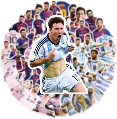 150 قطعة من ملصقات لاعب كرة القدم المقاومة للماء من الفينيل لكرة القدم للأولاد والأطفال والبنات زجاجات المياه والكمبيوتر المحمول والكمبيوتر والجدار وسجل القصاصات in Kuwait