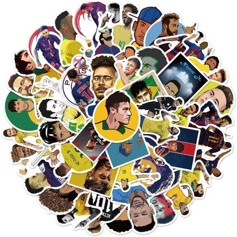 150 قطعة من ملصقات لاعب كرة القدم المقاومة للماء من الفينيل لكرة القدم للأولاد والأطفال والبنات زجاجات المياه والكمبيوتر المحمول والكمبيوتر والجدار وسجل القصاصات in Kuwait