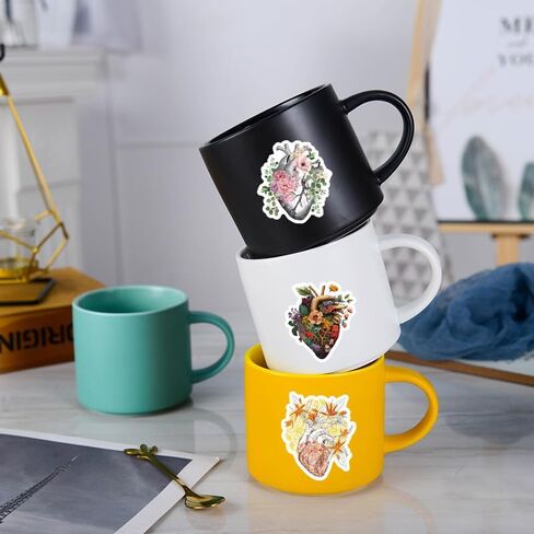 62 قطعة من ملصقات القلب، ملصقات جمالية، ملصقات فينيل مقاومة للماء لأجهزة الكمبيوتر المحمول، ممتص الصدمات، لوح التزلج، زجاجة مياه، الكمبيوتر، الهاتف، ملصقات كرتونية للأطفال والمراهقين والبالغين in Kuwait