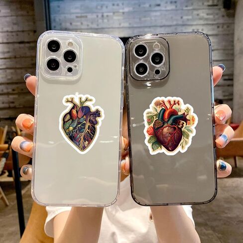 62 قطعة من ملصقات القلب، ملصقات جمالية، ملصقات فينيل مقاومة للماء لأجهزة الكمبيوتر المحمول، ممتص الصدمات، لوح التزلج، زجاجة مياه، الكمبيوتر، الهاتف، ملصقات كرتونية للأطفال والمراهقين والبالغين in Kuwait