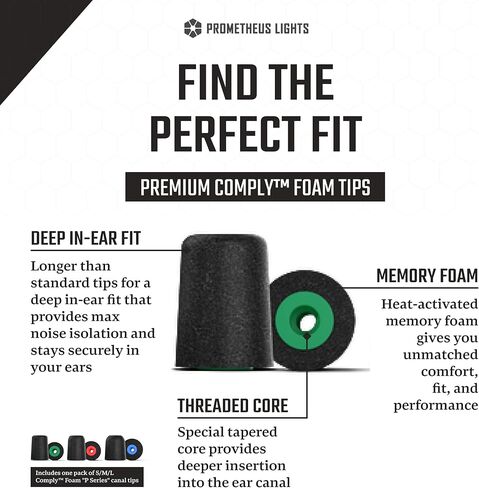 سدادات أذن PSI، حماية للسمع للاستخدام اليومي مع أطراف قناة رغوية متوافقة، NRR 29 (Delrin) in Kuwait