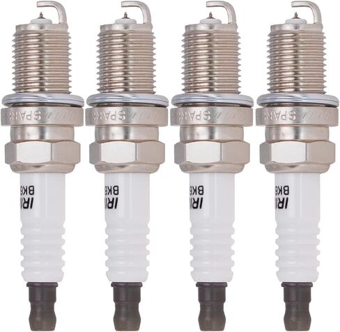 Spark Plugs BKR6EIX-11 3764 Automotive Replacement Iridium Spark Plug Set of 4 Compatible With Toyota Nissan Camry Celica Corolla Highlander Matrix MR2 Previa RAV4 Solara Tundra in Saudi Arabia