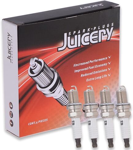 Spark Plugs BKR6EIX-11 3764 Automotive Replacement Iridium Spark Plug Set of 4 Compatible With Toyota Nissan Camry Celica Corolla Highlander Matrix MR2 Previa RAV4 Solara Tundra in Saudi Arabia