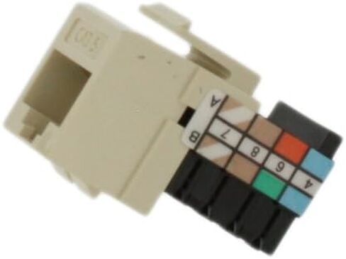 Leviton 41108-RO5 Category 5 QuickPort Connector, CAT 5, Orange in Saudi Arabia