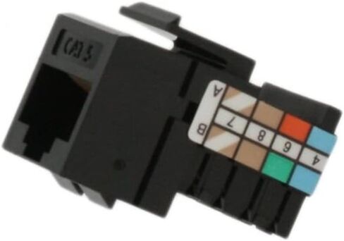 Leviton 41108-RO5 Category 5 QuickPort Connector, CAT 5, Orange in Saudi Arabia