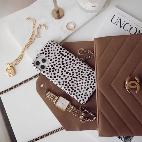 حافظة هاتف BURGA متوافقة مع iPhone 14 PRO MAX - متوافقة مع الشحن اللاسلكي، هيكل صلب هجين مكون من طبقتين + حافظة واقية من السيليكون، حماية شديدة التحمل، مقاس نحيف، Almond Latte in Kuwait