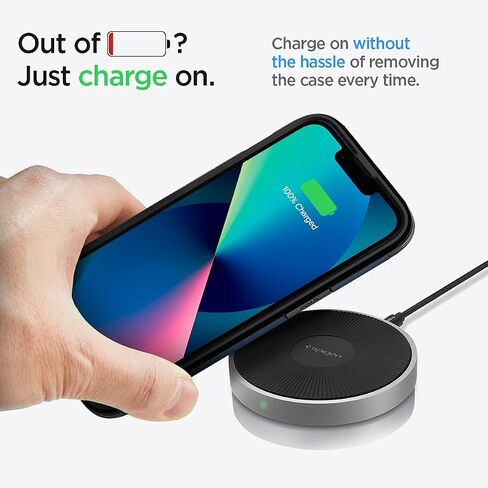 Spigen Tough Armor [Extreme Protection Tech] Designed for iPhone 13 Case (2021) - Black in Saudi Arabia
