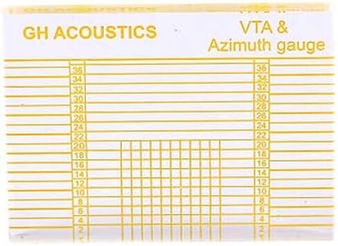 Alignment Ruler Headshell Alignment Block for LP Vinyl Record Player Measuring Tonearm VTA & Cartridge Azimuth in Saudi Arabia