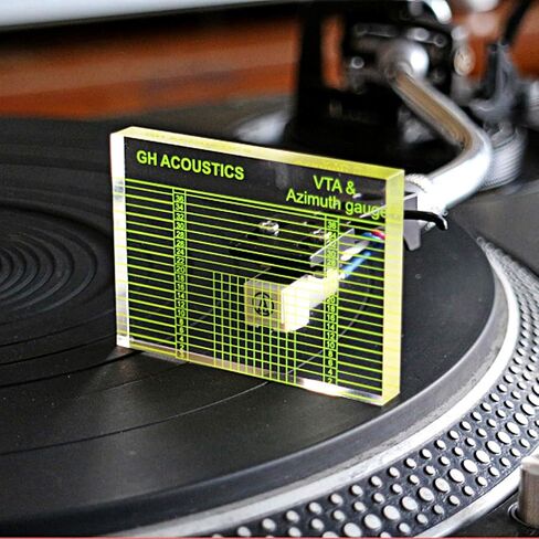 Alignment Ruler Headshell Alignment Block for LP Vinyl Record Player Measuring Tonearm VTA & Cartridge Azimuth in Saudi Arabia