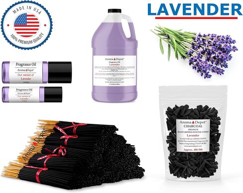 1'' Lavender Incense Charcoal Cones (Approx. 180-200) in Saudi Arabia