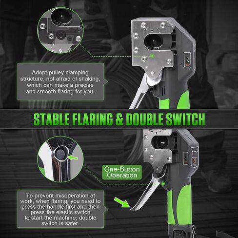 Flaring Tool Kit Precision Flaring Tool HVAC 45 Degree Eccentric Flaring Tool Copper Flaring Tool Single Flare Tool for Copper Tubing/Aluminum Copper Pipe Expander Tool with 5 Flare Clamps in Saudi Arabia