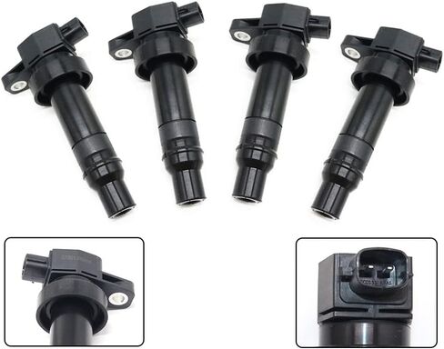 استبدال حزمة ملف الإشعال 27301-2B010 C1737 UF-636 5C1794 52-2149 متوافق مع 2010 2011 كيا سول L4 1.6L، حزمة من 4 in Kuwait