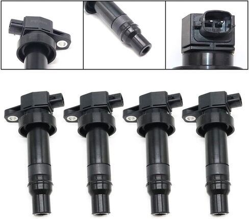 استبدال حزمة ملف الإشعال 27301-2B010 C1737 UF-636 5C1794 52-2149 متوافق مع 2010 2011 كيا سول L4 1.6L، حزمة من 4 in Kuwait