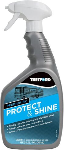 THETFORD Premium RV Protect & Shine - بخاخ معالجة شمع الكرنوبا للمركبات الترفيهية - السيارات - القوارب - الدراجات النارية - 32 أونصة 32755 in Kuwait