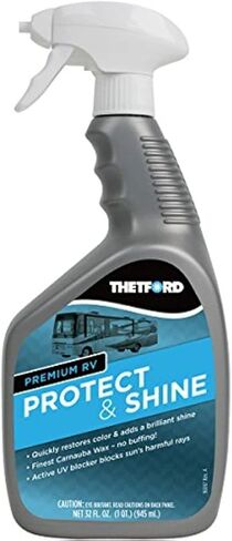 THETFORD Premium RV Protect & Shine - بخاخ معالجة شمع الكرنوبا للمركبات الترفيهية - السيارات - القوارب - الدراجات النارية - 32 أونصة 32755 in Kuwait