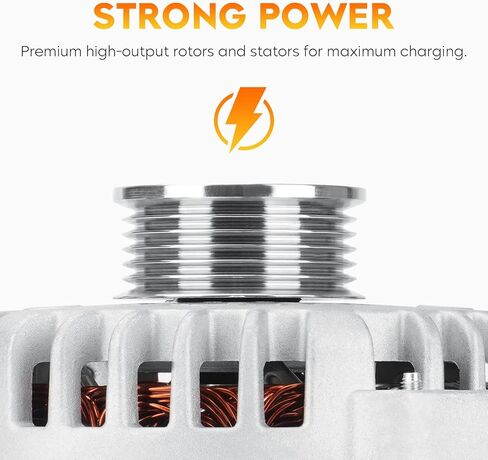 Alternator for Cadillac Escalade EXT 2002, for Chevy Express GMC Savana 1500 2500 3500 01-02, for Silverado Sierra 1500 2500 99-02, 3500/1500 HD/ 2500 HD 01-02, Yukon XL 1500 2500 00-02 in Kuwait