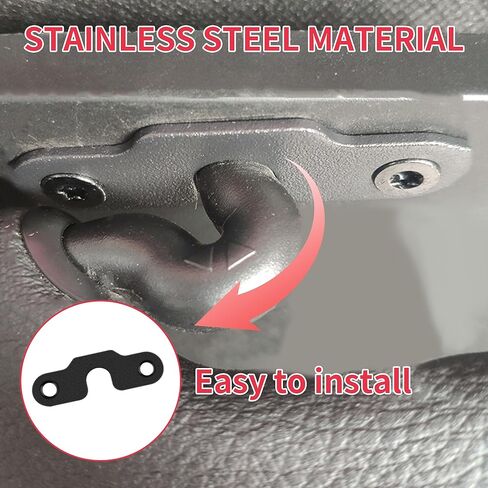 مجموعة أدوات إصلاح حاجب الشمس من سبائك الألومنيوم، مشابك تثبيت شديدة التحمل متوافقة مع جيب رانجلر JK 2018/ رانجلر 2018-2022/ غلاديتور 2020-2022 (عبوتان) in Kuwait