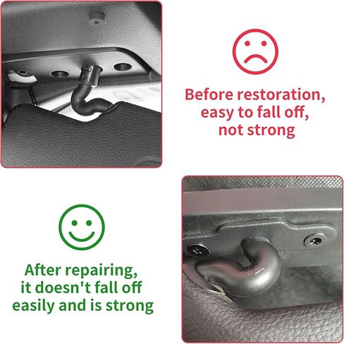 مجموعة أدوات إصلاح حاجب الشمس من سبائك الألومنيوم، مشابك تثبيت شديدة التحمل متوافقة مع جيب رانجلر JK 2018/ رانجلر 2018-2022/ غلاديتور 2020-2022 (عبوتان) in Kuwait