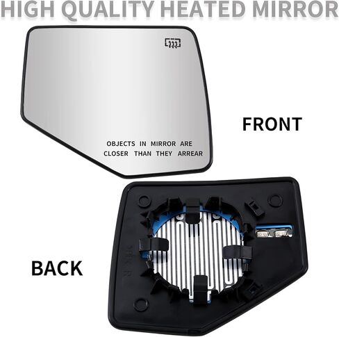 استبدال مرآة جانبية للركاب لسيارة Ford 2006-2010 Explorer 2006-2011 Ranger، لسيارة Mercury 2006-2010 Mountaineer Mirrors Glass - مرآة الرؤية الخلفية على الجانب الأيمن مع تسخين كهربائي in Kuwait