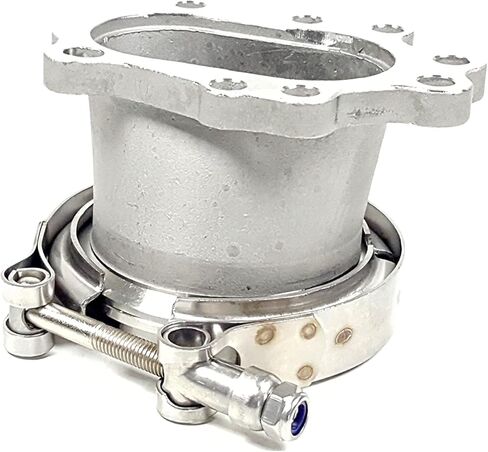 For T25 T28 GT25 GT28 GT25R Turbo Flange to V Band 3.0" Exhaust Adaptor Clamp Kit in Kuwait
