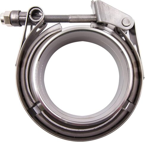 مشبك على شكل حرف V من الفولاذ المقاوم للصدأ مقاس 3 بوصات مع حواف قفل عادم توربو M/F in Kuwait