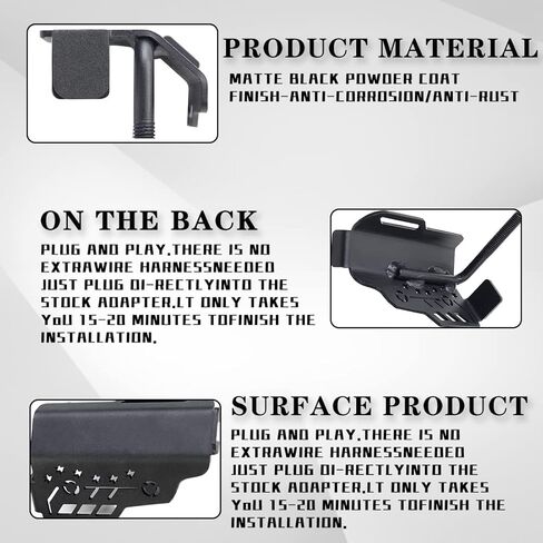 مفصلات الباب أوتاد القدم المعدنية الأمامية الخارجية أوتاد مسند القدمين المتوافقة مع Jeep Wrangler JK JKU JL JLU مع Gladiator JT 2007-2022 (زوج واحد) in Kuwait